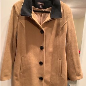 Wool/cashmere winter coat